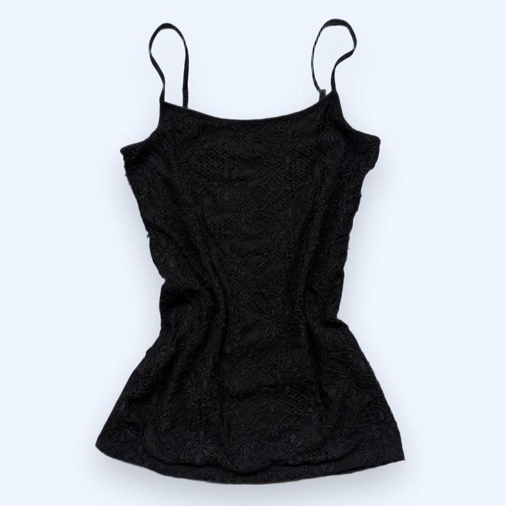 Ann Taylor Women's Black Lace Camisole Tank Top